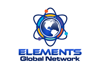 Elements Global Network logo design by dondeekenz