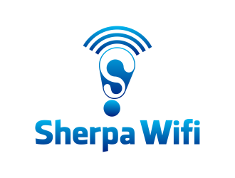 Sherpa Wifi  logo design by rykos