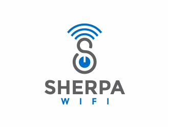 Sherpa Wifi  logo design by mutafailan