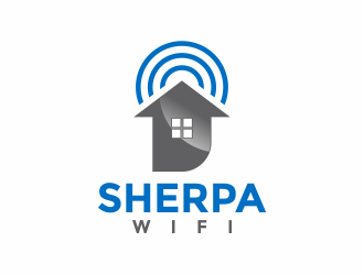 Sherpa Wifi  logo design by mutafailan