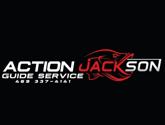 Action Jackson Guide Service logo design by gilkkj