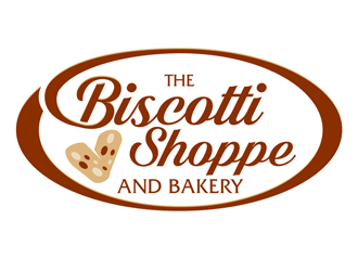 The Biscotti Shoppe & Bakery logo design by megalogos