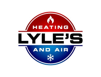 Lyle’s Heating and Air logo design by J0s3Ph