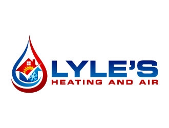 Lyle’s Heating and Air logo design by J0s3Ph