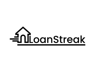 LoanStreak logo design by arenug