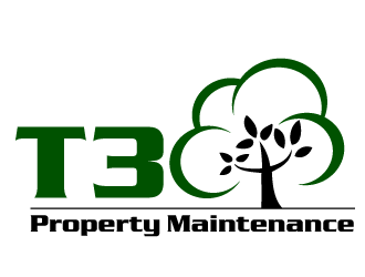 T3 Property Maintenance  logo design by tec343