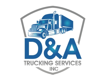 D&A Trucking Services INC logo design by PMG