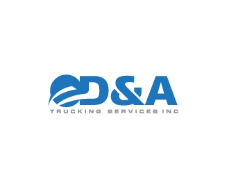 D&A Trucking Services INC logo design by lorand