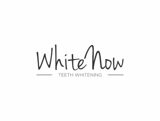 WhiteNow Teeth Whitening  logo design by haidar
