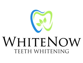 WhiteNow Teeth Whitening  logo design by jetzu