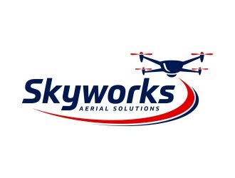 Skyworks Aerial Solutions logo design by arenug