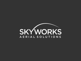 Skyworks Aerial Solutions logo design by L E V A R