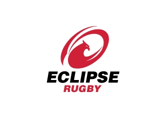 Eclipse Rugby logo design by artbitin