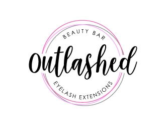 Outlashed Beauty Bar logo design by J0s3Ph