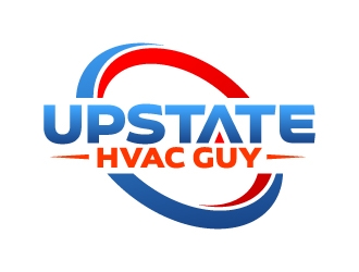 Upstate HVAC Guy logo design by jaize