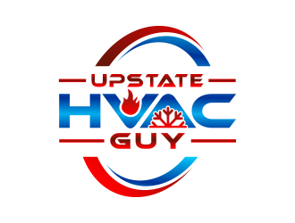 Upstate HVAC Guy logo design by akhi