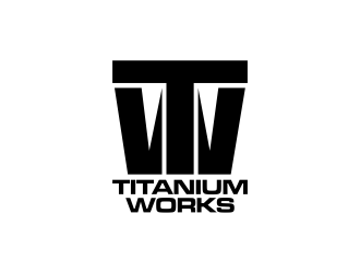 TITANIUM WORKS (business name) logo design by pakNton