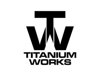 TITANIUM WORKS (business name) logo design by pakNton