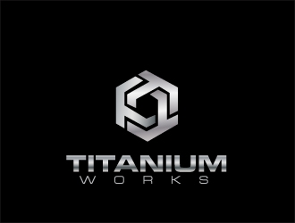 TITANIUM WORKS (business name) logo design by tec343