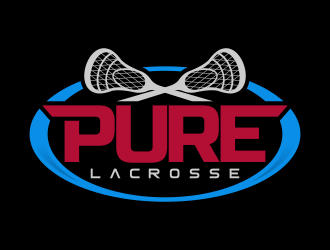 Pure Lacrosse logo design by Realistis