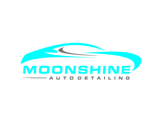 MoonShine Auto Detailing logo design concepts #2