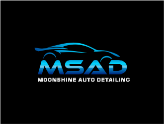MoonShine Auto Detailing logo design concepts #3