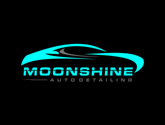 MoonShine Auto Detailing logo design concepts #5