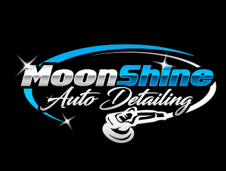 MoonShine Auto Detailing logo design concepts #1