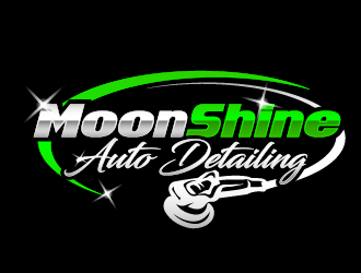MoonShine Auto Detailing logo design concepts #2