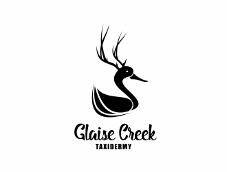 Glaise Creek Taxidermy logo design by hopee