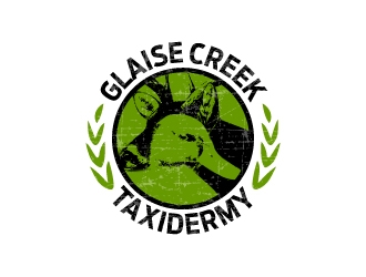 Glaise Creek Taxidermy logo design by KHAI