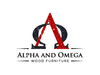 Alpha and Omega Wood Furniture logo design by torresace