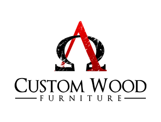 Alpha and Omega Wood Furniture logo design by done