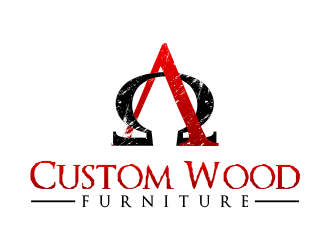 Alpha and Omega Wood Furniture logo design by done
