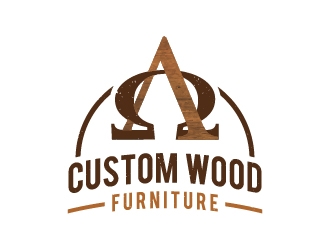 Alpha and Omega Wood Furniture logo design by Janee