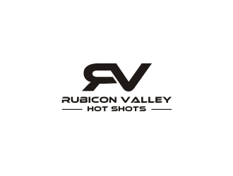 RV- Logo - Rubicon Valley Hot Shots logo design by Barkah
