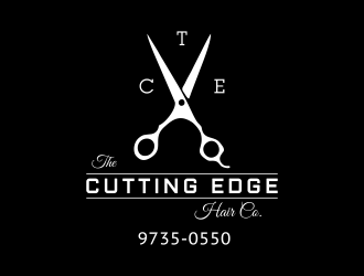 The Cutting Edge Hair Co. logo design by pakNton
