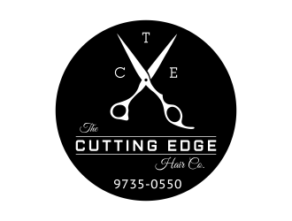 The Cutting Edge Hair Co. logo design by pakNton