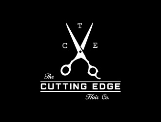The Cutting Edge Hair Co. logo design by pencilhand