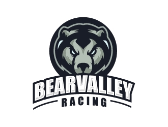 Bearvalley Racing logo design by Janee