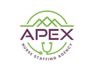 Apex Nurse Staffing Agency logo design by arenug
