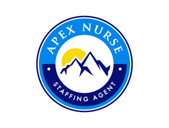 Apex Nurse Staffing Agency logo design by pencilhand