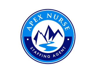 Apex Nurse Staffing Agency logo design by pencilhand