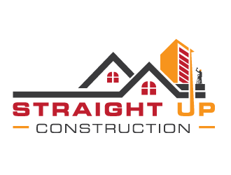 Straight Up Construction logo design by rootreeper