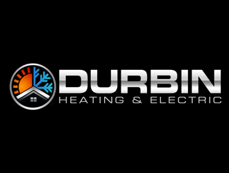 Durbin Htg. & Electric logo design by kunejo