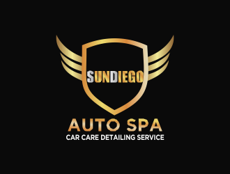SunDiego Auto Spa logo design by Greenlight