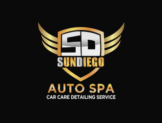 SunDiego Auto Spa logo design by Greenlight