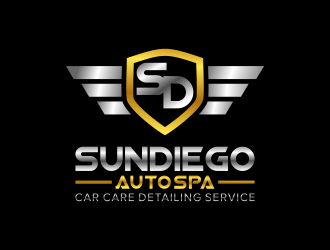 SunDiego Auto Spa logo design by ubai popi
