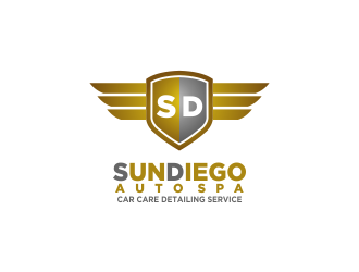SunDiego Auto Spa logo design by Kindo