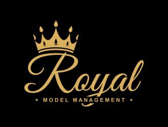 Royal Model Management  logo design by arenug